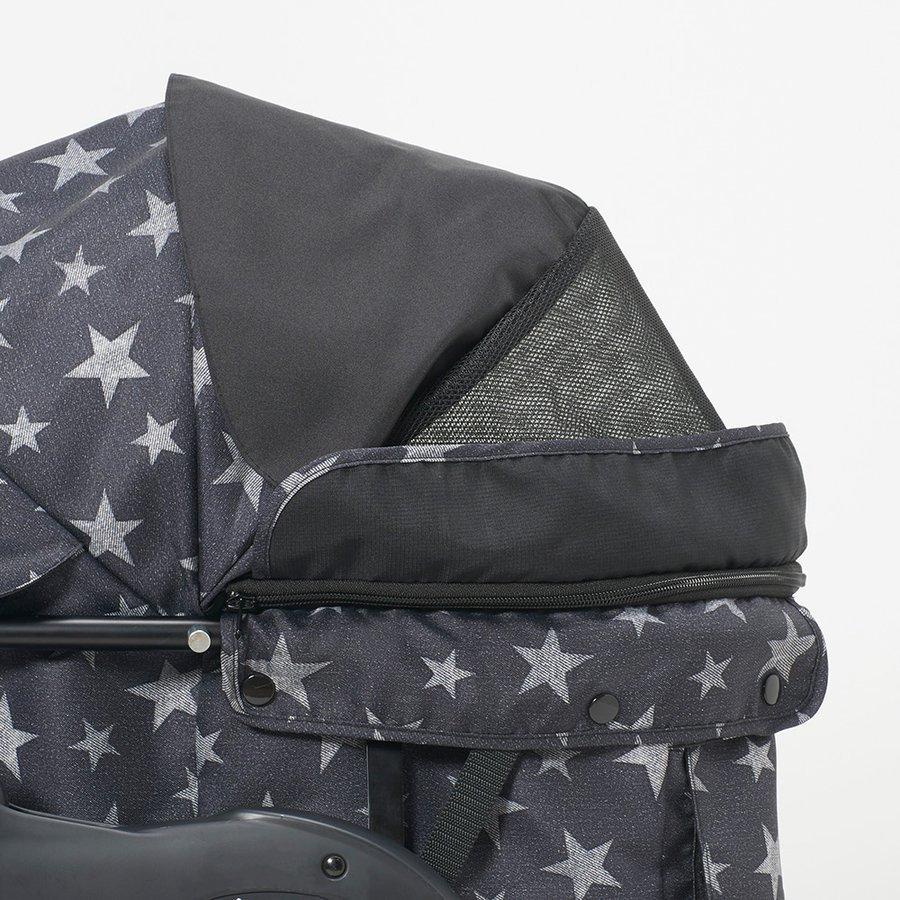 コムペット ペットカート ミリミリライト アルファ ブラック レンタル] コンビ ペット用カート ミリミリライト アルファ