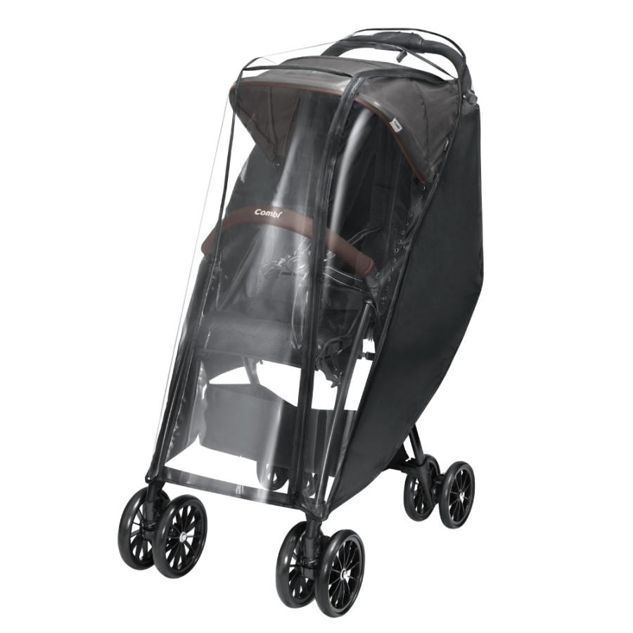 Combi combi コンビ ベビーカー マルチフィットレインカバー背面