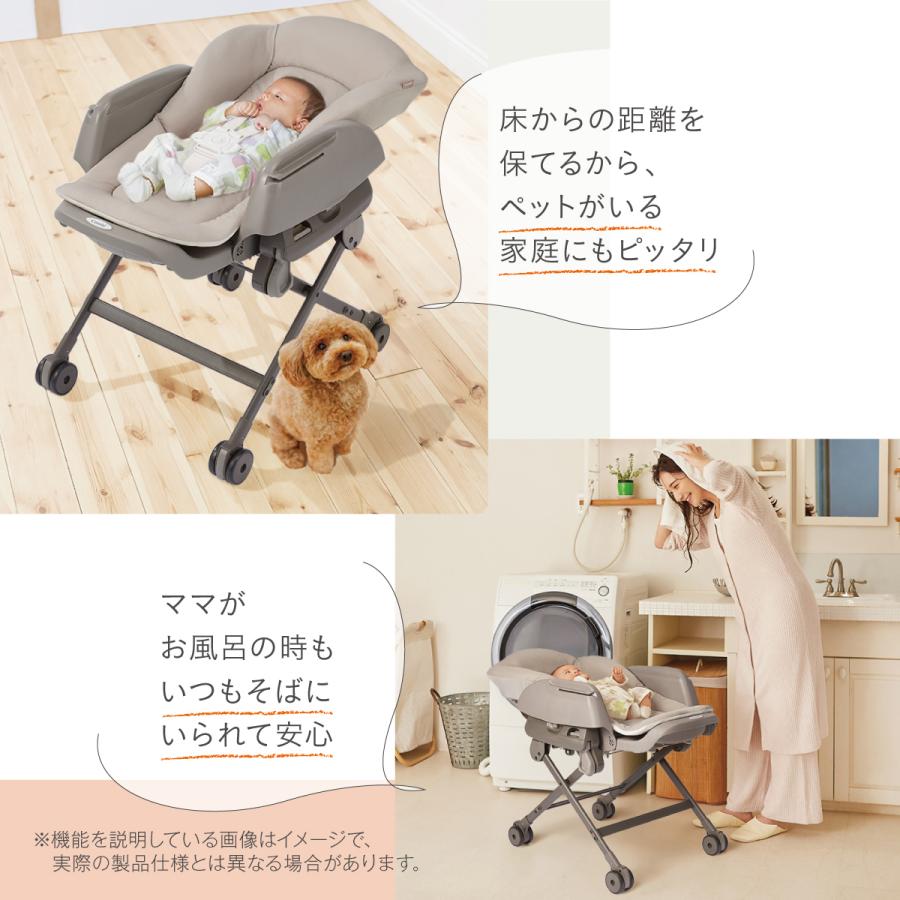 【送料込み❣️】コンビ　電動ハイローラック　ネムリラ⭐︎ ネムリラ ベビーラック ハイローベッド ハイローラック ハイ