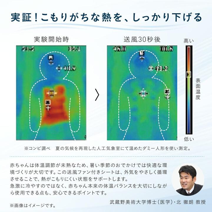ベビーカー a型 バギー 軽量 コンパクト 折りたたみ 1カ月 ロングユース コンビ Combi auto N first BN オートn 送風ファン付きシート すやかぜの画像