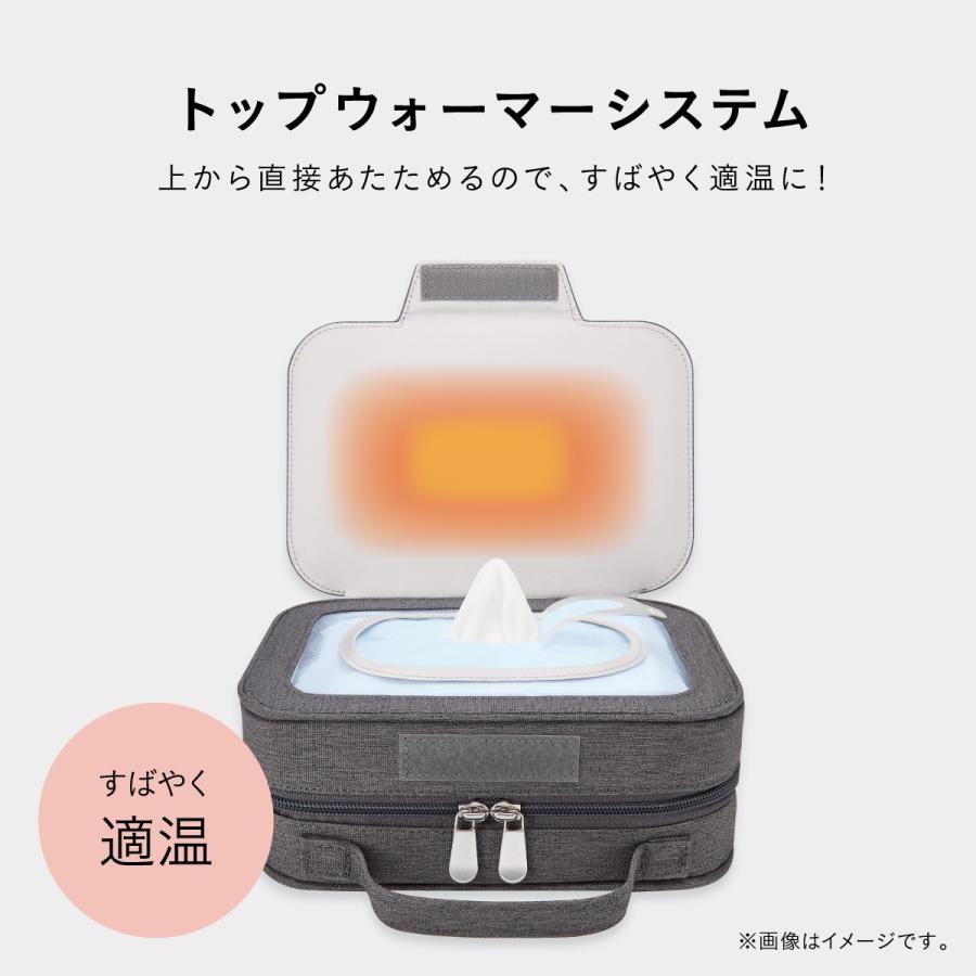 コンビ Combi おしり拭きあたため器 クイックウォーマー LED+ネオンオレンジ 上から温めるトップウォーマーシステム d2ldlup コンビ Combi クイックウォーマー LED+ おしり拭きあたため器