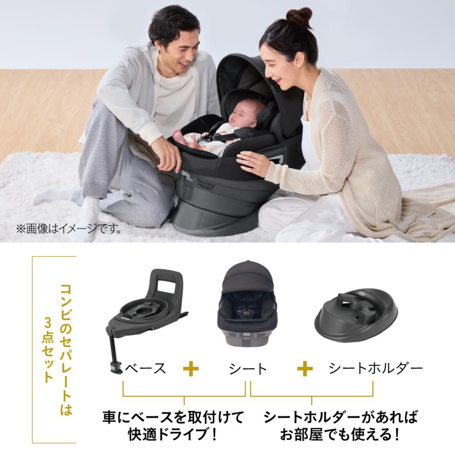 Combi チャイルドシート ISOFIX R129 回転式 新生児 新生児から