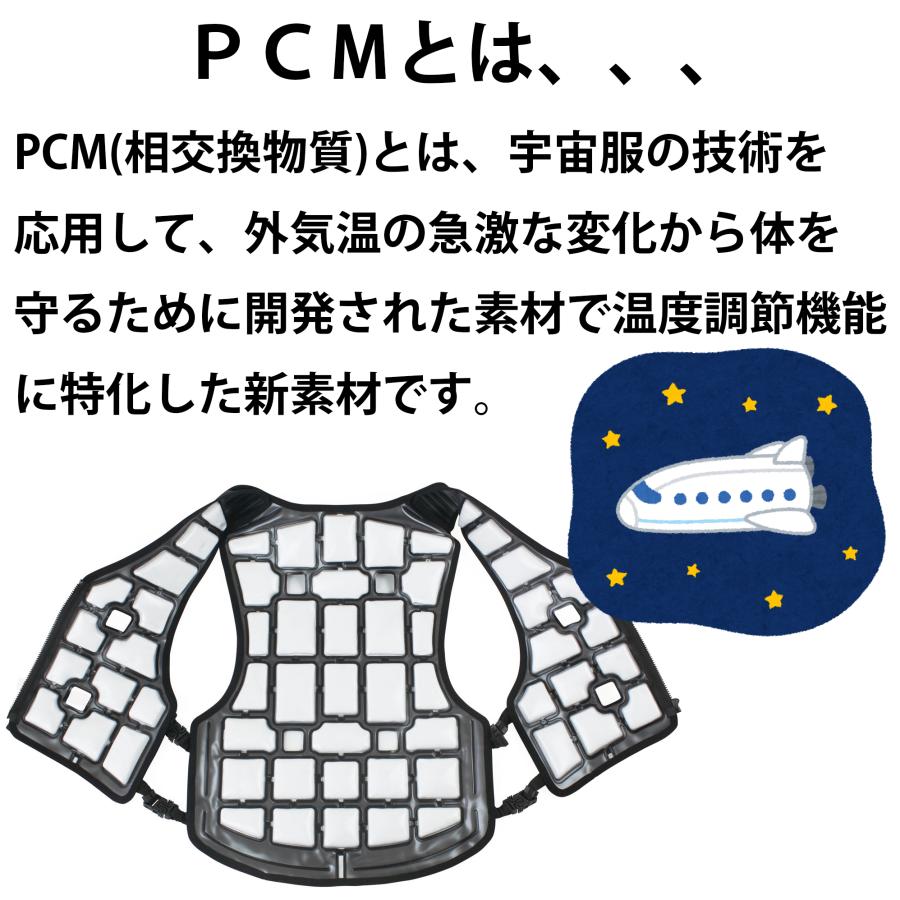PCMベスト ひんやり PCM冷却ベスト PCM フリーサイズ 涼しい 暑さ対策