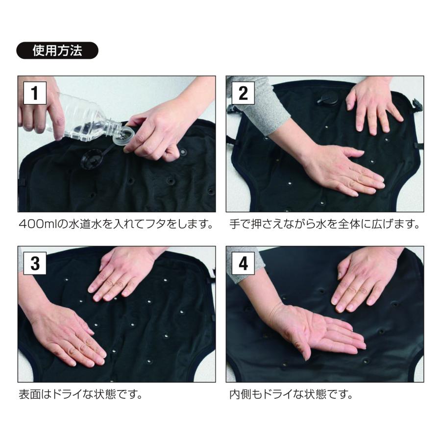 空調作業服 の インナー にも ひんやり 注水ベスト 気化熱ベスト