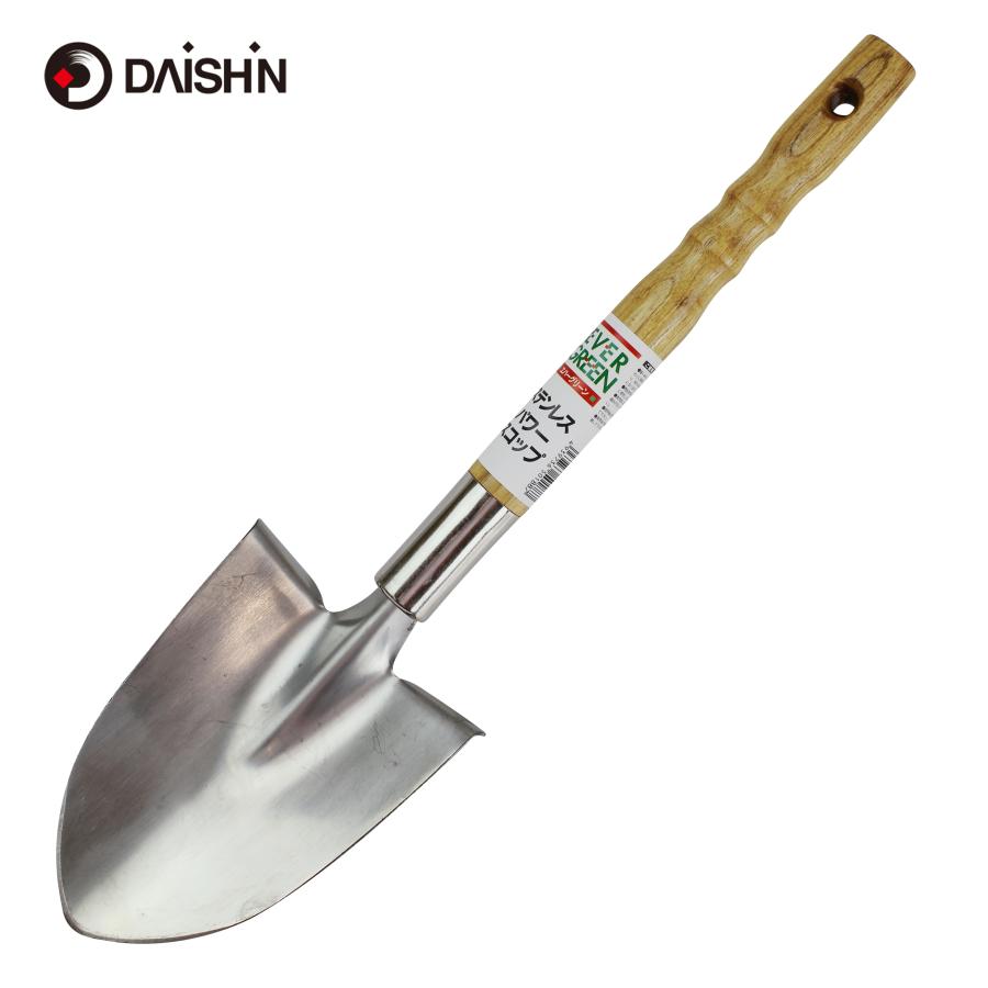 DAISHIN（大進） ステンレスパワー スコップ 芋掘り 軽量 丈夫 穴掘り
