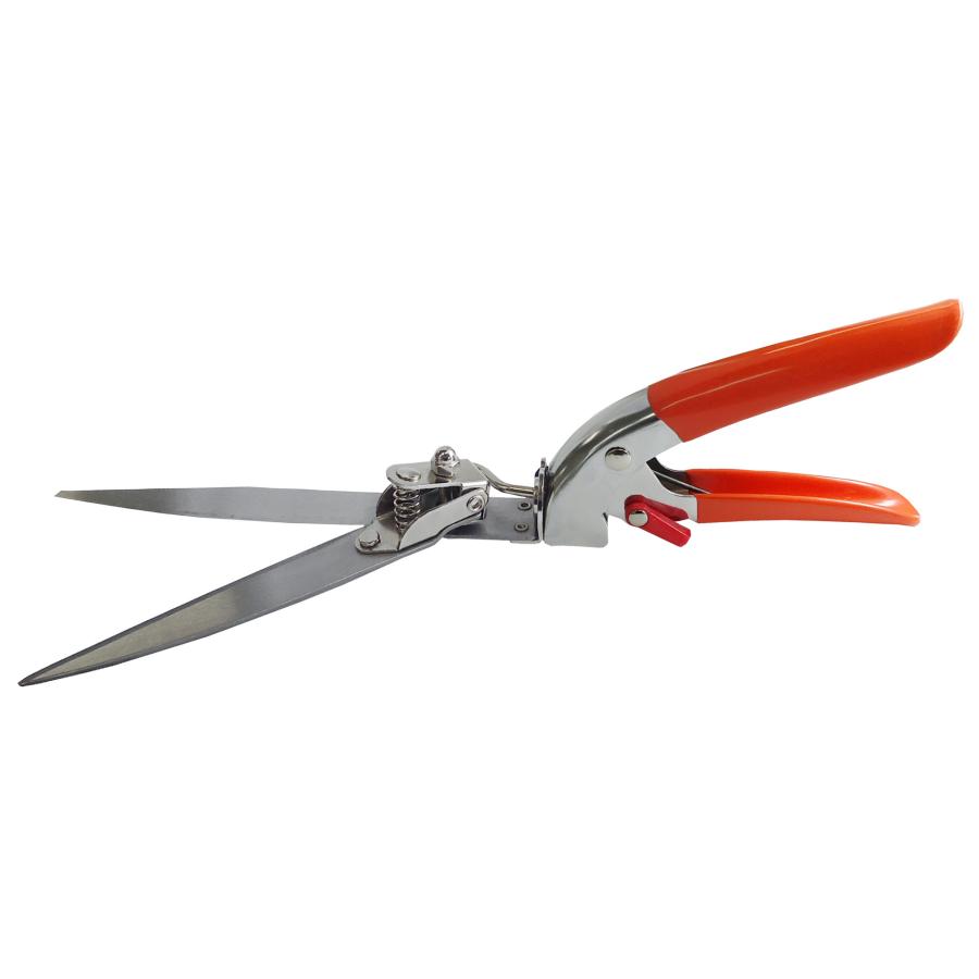 大進 回転式 芝生鋏 ステンレス 園芸 ガーデニング 庭 農作業 家庭菜園 用具 工具 シバ しば 芝 剪定鋏 芝刈り機 手動 キワ刈り 芝生 | DAISHIN | 01