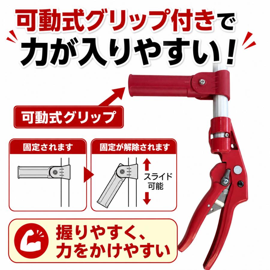 大進 高枝切りバサミ 3m 枝きりばさみ 枝きりはさみ 高枝切狭 高枝り切鋏 剪定ばさみ 太い枝 剪定鋏 軽量 軽い 大進 イージーカット たかえだきりばさみ | DAISHIN | 09