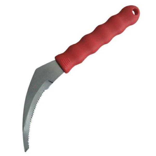 大進 フィットグリップ雑草鎌 鎌 家庭菜園 草取り 道具 用具 工具 カマ 草刈り鎌 草刈り 園芸 農業 女性 庭 農作業 家庭菜園 軽量 カマ かま 便利 切れる | DAISHIN | 01