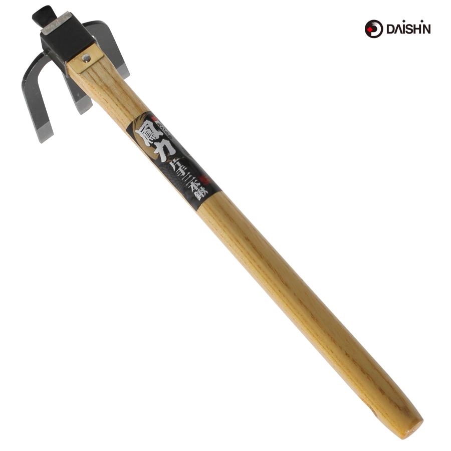 DAISHIN（大進） 片手三本鍬 プロ用 くわ 草取り 軽量 除草 畑 道具