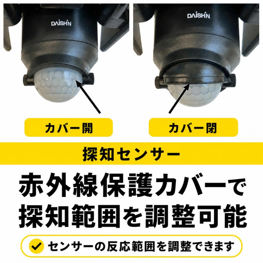 DAISHIN（大進） 2個セット センサーライト 人感 屋外 コンセント LED