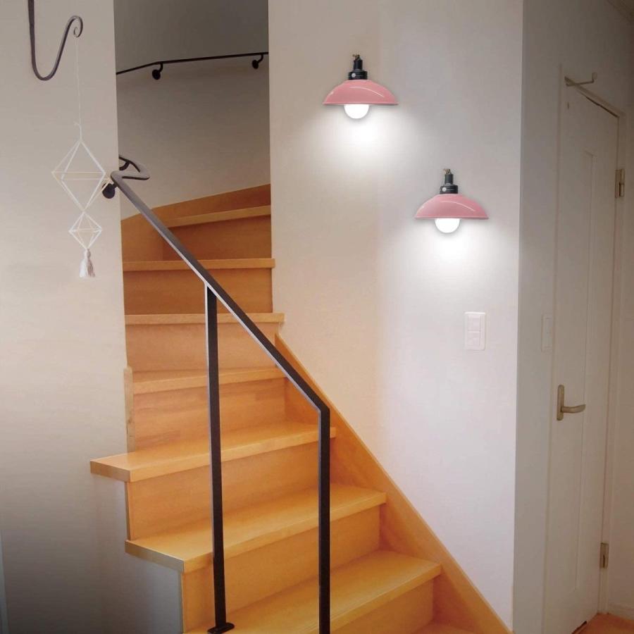 美容機器 ピンク LEDライト搭載 センサーライト LEDペンダント型乾電池式 ピンク 2個セット 屋内