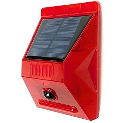DAISHIN アラーム警告灯 ソーラー充電式 DLS-AL1 動く物を探知し