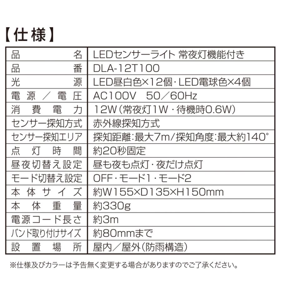 DAISHIN 常夜灯機能付き 防犯ライト 人感 センサーライト 屋外 DAISHIN 常夜灯機能付き 防犯ライト 人感 センサーライト 屋外