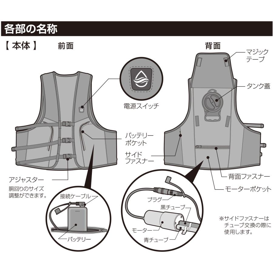 保冷パックX6個入り 大進 水冷ベスト DX 水冷服 冷感服 最強 冷水