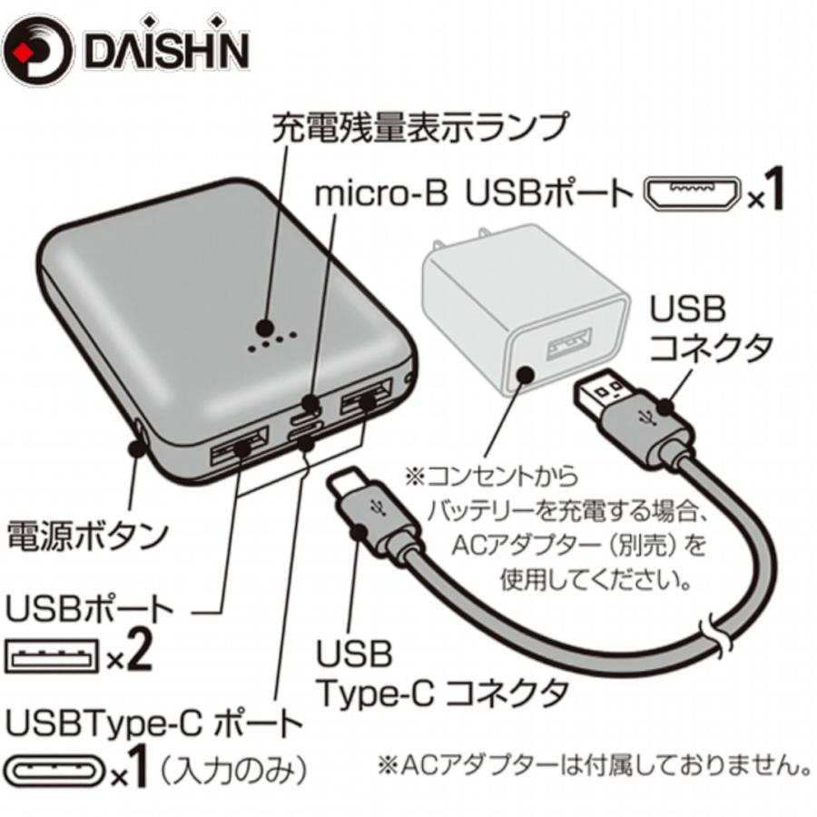 DAISHIN（大進） ベスト用バッテリー 10000mAh WV-BP100 : comcon株式