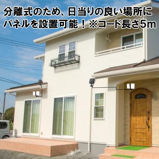 DAISHIN（大進） センサーライト ソーラー ライト 屋外 人感 LED 2灯式