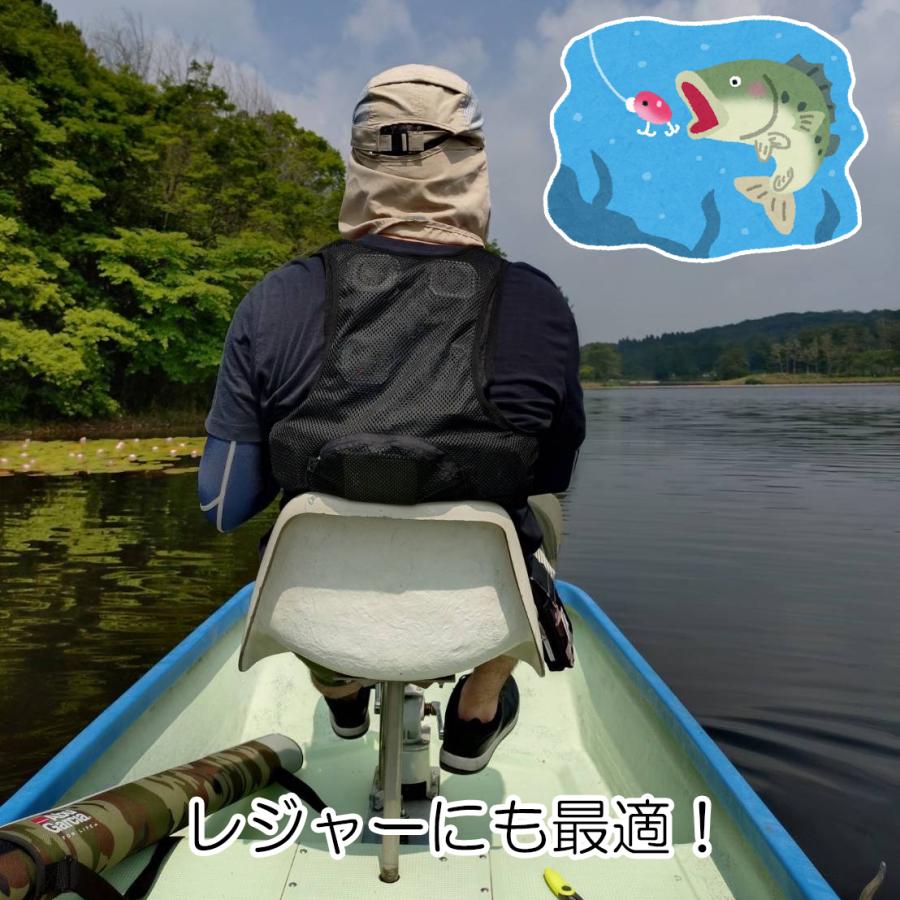 大進 ペルチェベスト バッテリーセット 6個 フリーサイズ 冷暖 素子