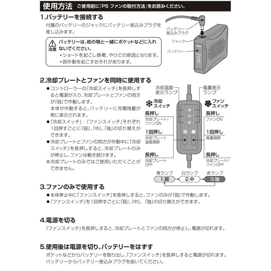 DAISHIN 冷却ハイブリットファンセット ベストは別売 ファン付ベスト