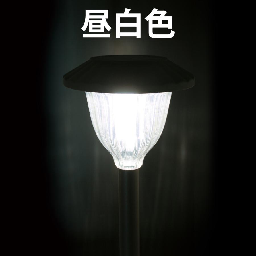 ６本セット 大進 明るいソーラーライト ガーデニングライト 太陽光ライト 工事不要 大 電球色 昼白色 庭 ガーデン ソーラー充電式 夜間自動点灯 屋外 | DAISHIN | 01