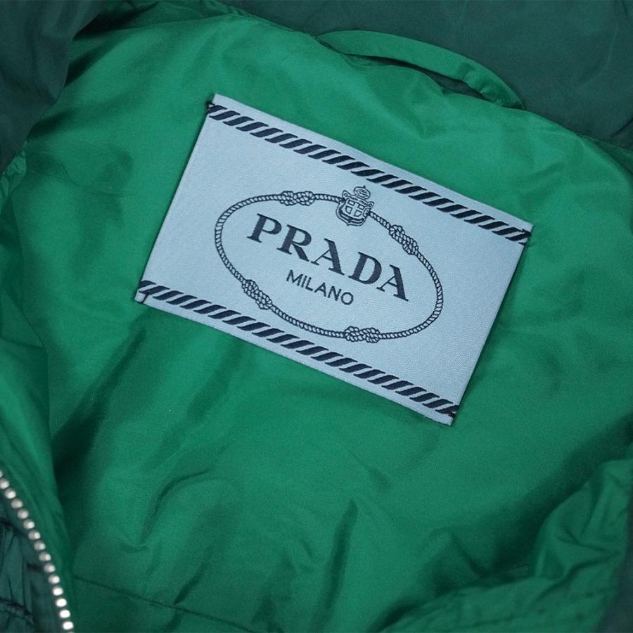 2900 レディース ジップアップ シャネル ダウンベスト ファッション プラダ Verde Prato 38サイズ グリーン グリーン アウトレット Prada 千客万来や ダウンベスト ナイロン 2900np Verp ブランド Come