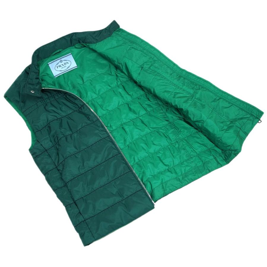 2900 レディース ジップアップ シャネル ダウンベスト ファッション プラダ Verde Prato 38サイズ グリーン グリーン アウトレット Prada 千客万来や ダウンベスト ナイロン 2900np Verp ブランド Come