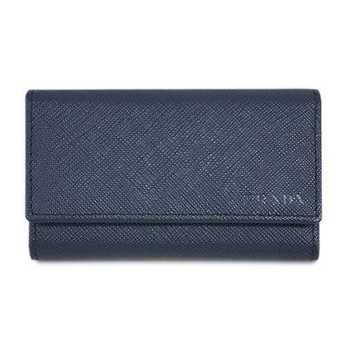 プラダ キーケース 2pg222 6連キーケース メンズ サッフィアノ 1 バルティコ カーフネイビー ギャランティカードなし Feriteinvisibili It