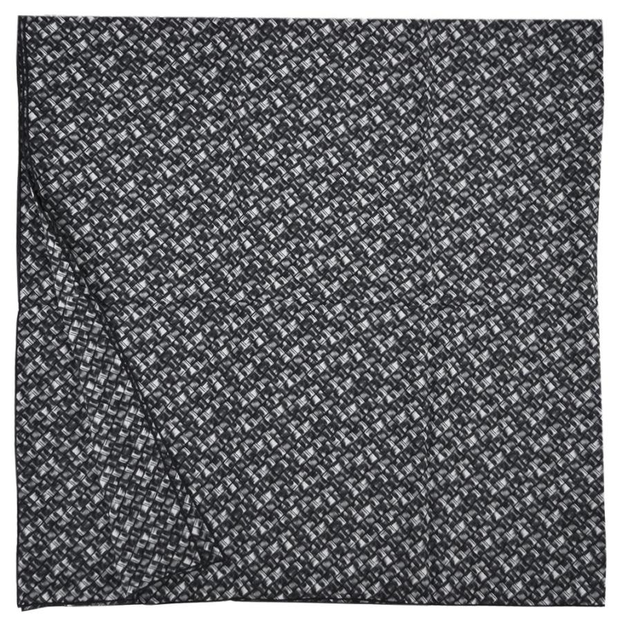 ボッテガヴェネタ ショール 1061 ボッテガ イントッチオ シルク100 140ｘ140 Crespo ブラック ダークグレー アウトレット Davidpshepherd Com
