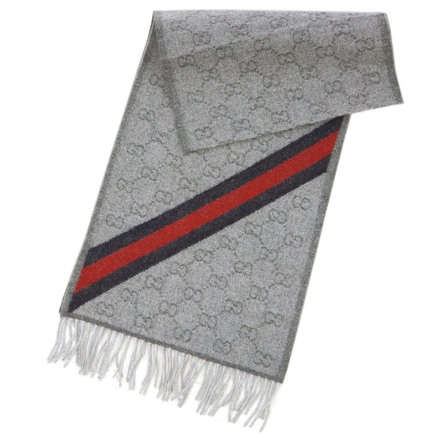 代引き不可 グッチ マフラー ダークネイビー×レッド asakusa.sub.jp