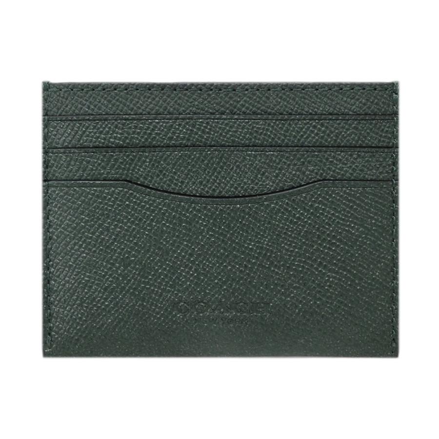コーチ カードケース Rgn メンズ フラット 名刺入れ クロスグレインレザー レーシンググリーン アウトレット Rgn ブランド Come 千客万来や 通販 Yahoo ショッピング