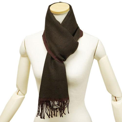 アニエスベー ストール Ke37 Agnes B メンズ フリンジ マフラー Echarpe バイカラー ストール ウール100 ブラウン ボルドー Ans ブランド Come 千客万来や 通販 Yahoo ショッピング