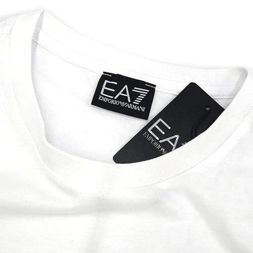 エンポリオ アルマーニ Tシャツ メンズ EA7 丸首 半袖 ロゴ プリント ホワイト XLサイズ 3LPT51 ar51050 新品｜come｜05