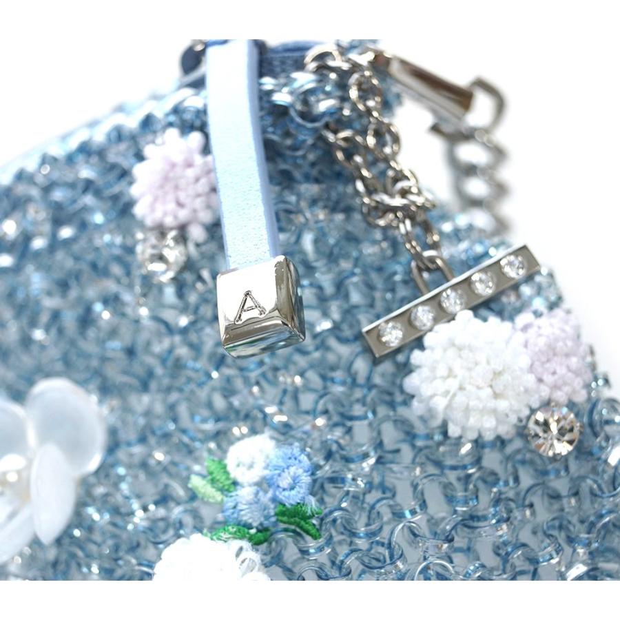 アンテプリマ バッグ Pb18sk56d6 ワイヤーバッグ フロレアーレ ショルダー ブルーシルバー アウトレット 041 Atp041 ブランド Come 千客万来や 通販 Yahoo ショッピング