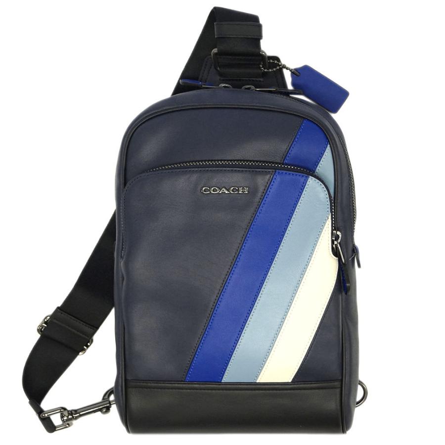 品質満点 ボディバッグ メンズ C1361 Qbs4v バッグ コーチ ボディバッグ メンズ アウトレット Coach 新品 バックパック マルチ ミッドナイト スポーツブルー ストライプ ダイアゴナル ウィズ パック グラハム バッグ Rankinengineering Com