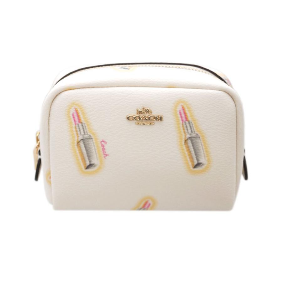 コーチ ポーチ C2927IMCAH ミニ ボクシー コスメティック ケース ウィズ リップスティック プリント マルチ c2927