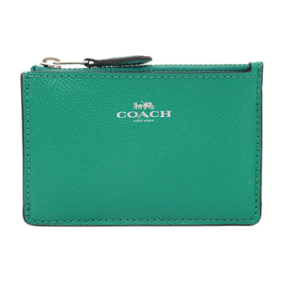 驚きの値段 COACH コーチ コインケース 小銭入れ財布 グリーン 緑色