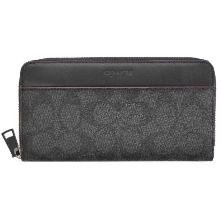コーチ 財布 F N3a メンズ ラウンドファスナー長財布 アコーディオン ジップ ウォレット シグネチャー ブラック ブラック オックスブラッド F N3a ブランド Come 千客万来や 通販 Yahoo ショッピング