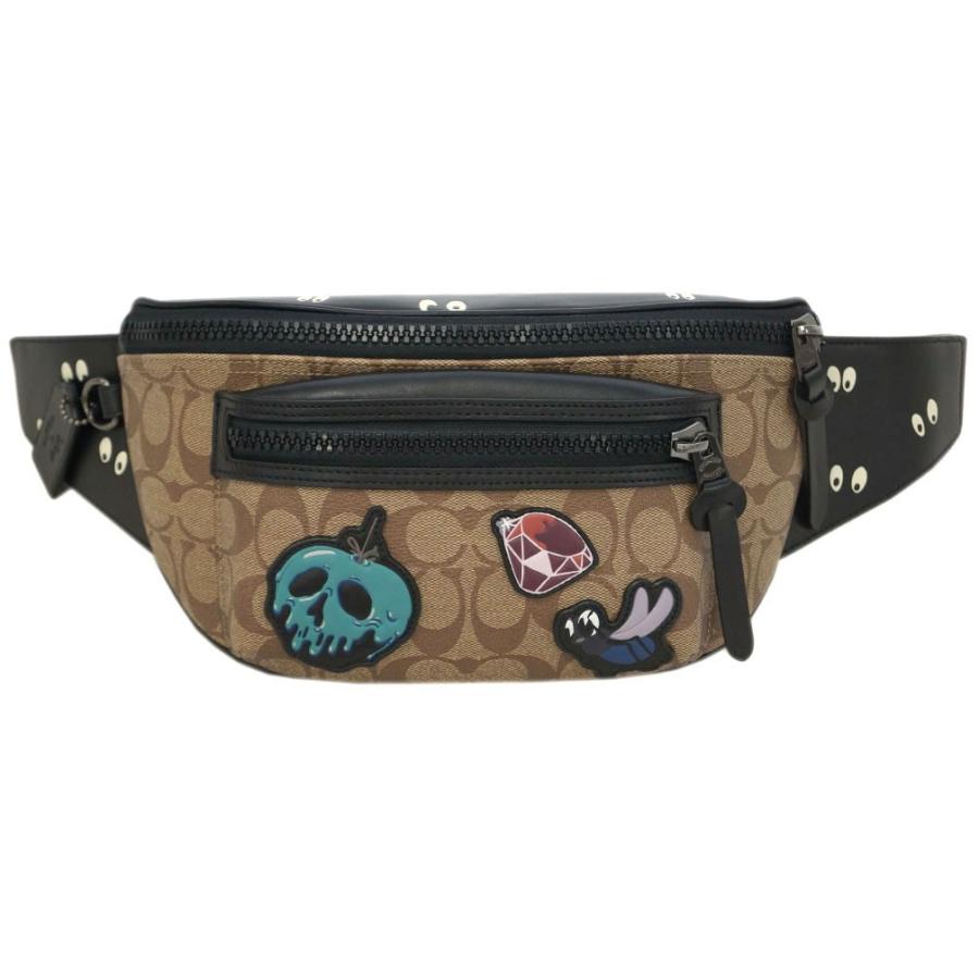 コーチ バッグ F Qbtn2 Disney X Coach メンズ ウエストバッグ クロスボディ テレイン ベルト バッグ シグネチャー キャンバス 白雪姫 バッチ タン F Qbtn2 ブランド Come 千客万来や 通販 Yahoo ショッピング