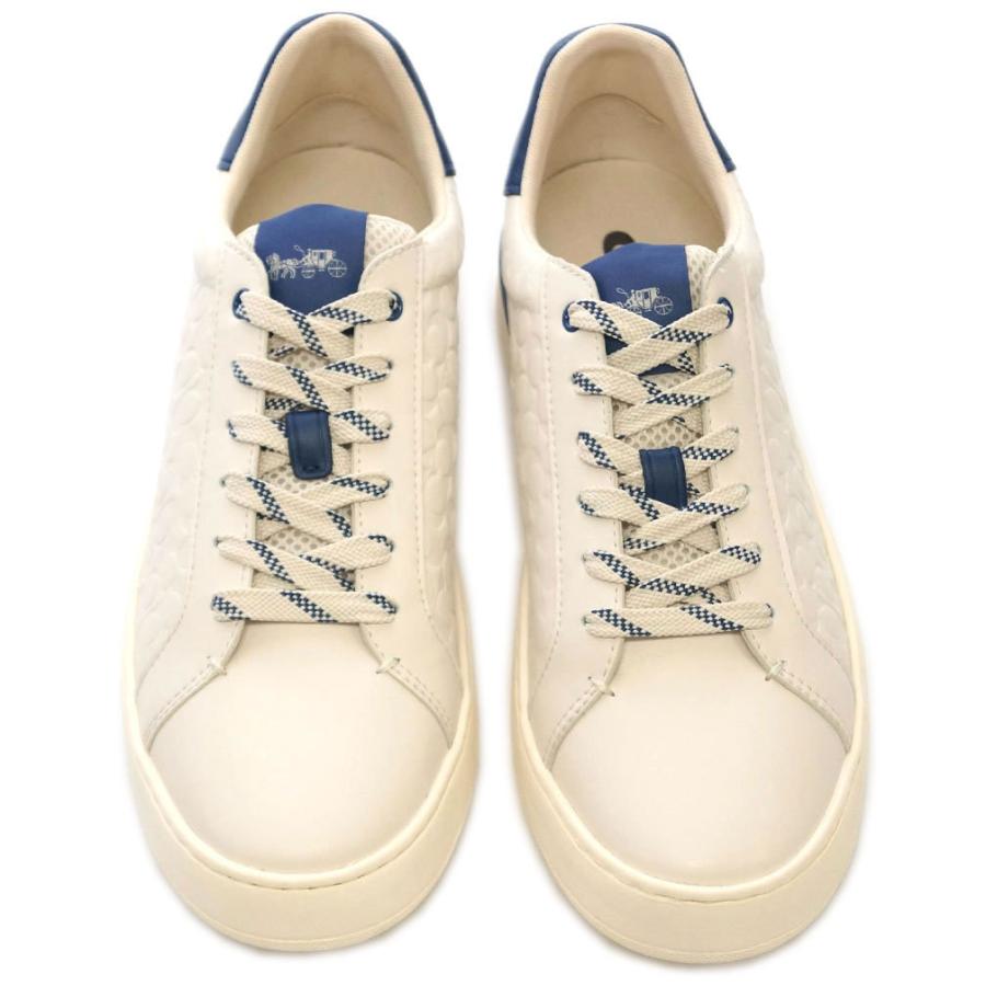 コーチ シューズ G4945 Qd3 メンズ スニーカー クリップ ロートップ スニーカー チョーク アドミラル アウトレット G4945 Qd3 ブランド Come 千客万来や 通販 Yahoo ショッピング
