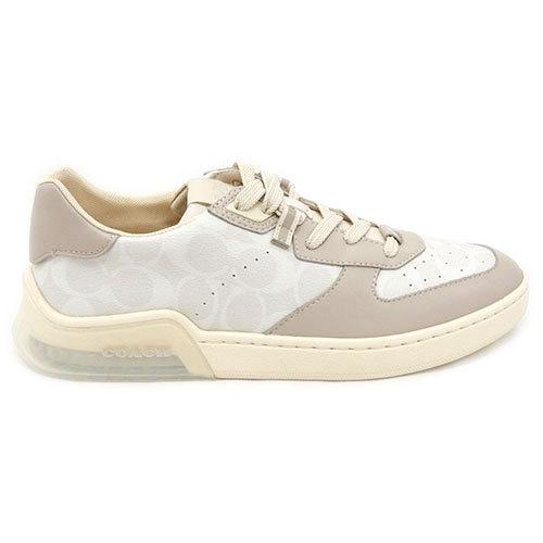 コーチ シューズ G5114-CHK メンズ CITYSOLE コート スニーカー チョーク アウトレット メンズ スニーカー コーチ CHK CITYSOLE コート チョーク アウトレット