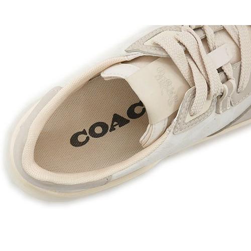 コーチ シューズ G5114-CHK メンズ CITYSOLE コート スニーカー チョーク アウトレット メンズ スニーカー コーチ CHK CITYSOLE コート チョーク アウトレット