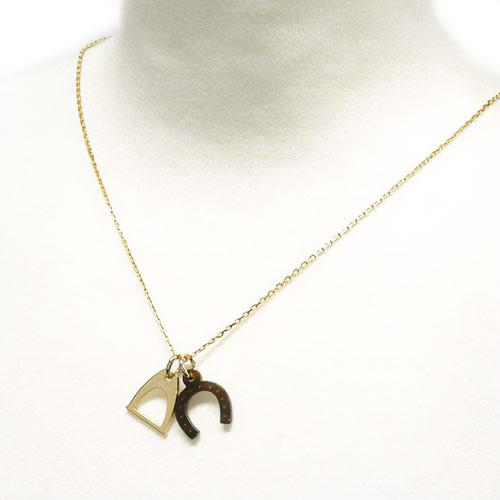 エルメス ネックレス H057026FD00 ペンダント アミュレット ホース 