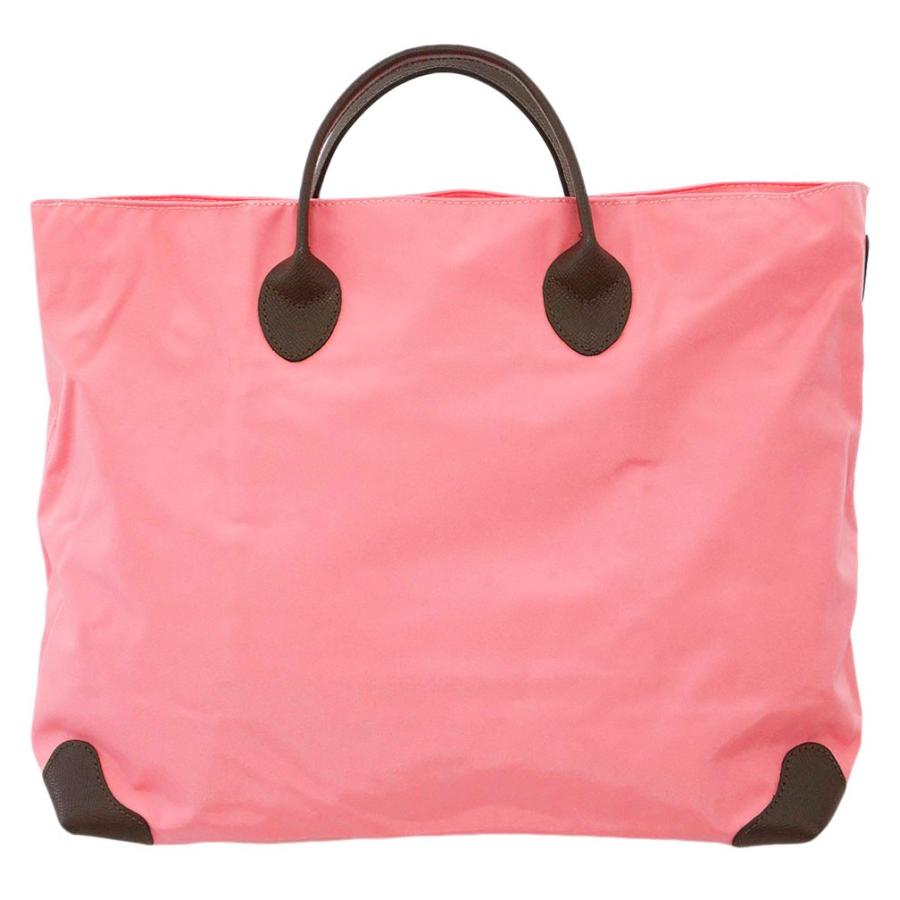 エルベ バッグ 972nd エルベ シャプリエ トートバッグ ナイロン スクエアトート レザーハンドル L ブリーフ ローズピンク ブラウン Hc972nd ブランド Come 千客万来や 通販 Yahoo ショッピング