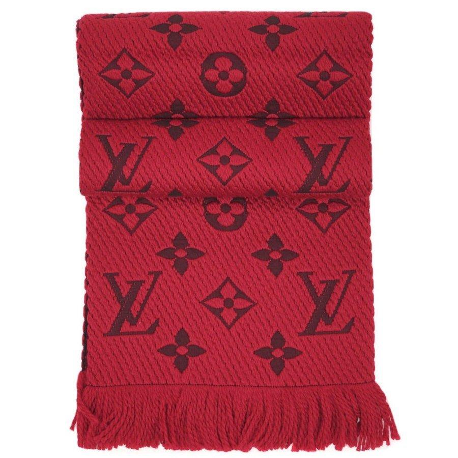 ルイヴィトン M72432 マフラー LV エシャルプ・ロゴマニア ウール