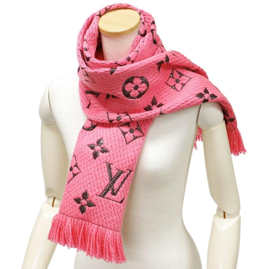 ルイヴィトン M マフラー Lv エシャルプ ロゴマニア シャイン ウール シルク ローズポップ 専用箱付き M ブランド Come 千客万来や 通販 Yahoo ショッピング