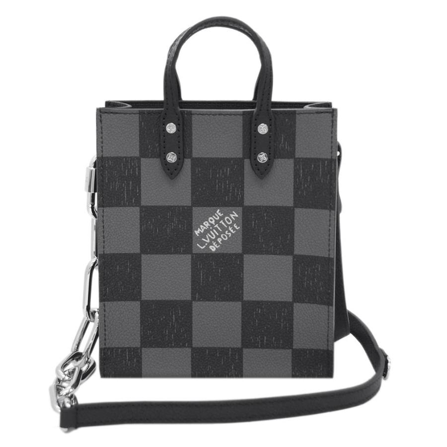 Louis Vuitton ダミエパターン ショルダーバッグ ブラック