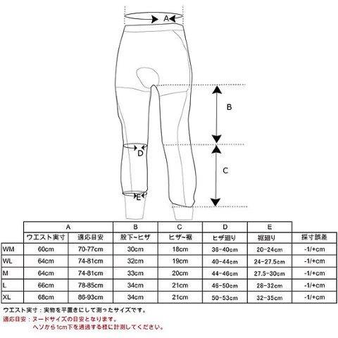 ヒートブロックインナーパンツ メンズサイズ BPP-03 ピーオーアイデザインの画像