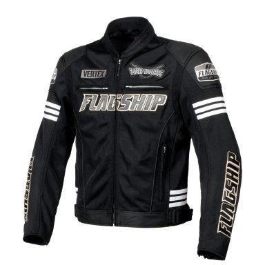 FLIGHTSHIP ブラックジャケット FLAGSHIP（フラッグシップ） イクシードメッシュジャケット メンズ