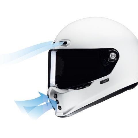 HJC フルフェイスヘルメット V10 ソリッド HJH248 HJC : バイク用品店