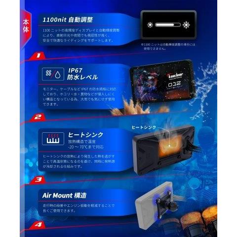 カエディアKDR-012 スマートライドディスプレイ Kaedear スマートライドディスプレイ KDR-D12 カエディア : バイク用品