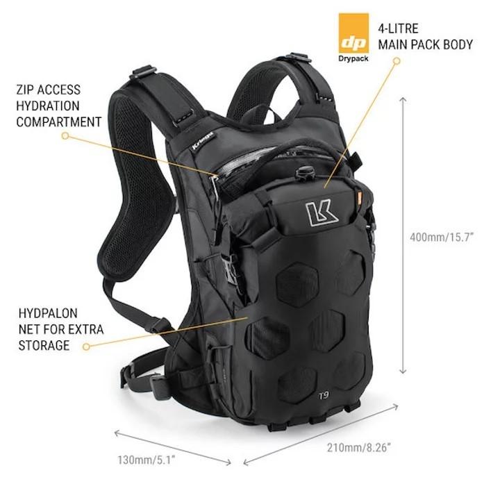 Kriega あすつく Kriega/クリーガ TRAIL 9 バックパック 容量9L Kriega あすつく Kriega/クリーガ TRAIL 9 バックパック 容量9L